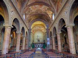 Places  of historical value  of artistic value around Milan (Italy): Church of Santa Maria di Carrobiolo