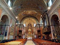 Places  of historical value  of landscape value around Milan (Italy): Church of Sant'Eufemia