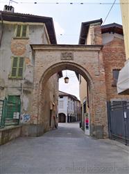 Places  of historical value  of artistic value around Milan (Italy): Romano di Lombardia