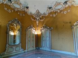 Places  of historical value  of artistic value around Milan (Italy): Villa Cusani Traversi Tittoni