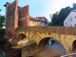 Places  of historical value around Milan (Italy): Bridge of San Rocco