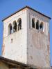 Castelletto Cervo (Biella): Campanile della chiesa del Priorato Cluniacense dei Santi Pietro e Paolo