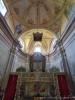 Castelletto Cervo (Biella, Italy): Altar and choir of the church of the Cluniac Priory of the Saints Peter and Paul