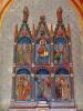 Castiglione Olona (Varese, Italy): Gothic retable of the altar at the head of the left nave of the Collegiate Church of the Saints Stephen and Lawrence