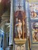 Legnano (Milano): Gesù Cristo sul pilastro sinistro dell'arco di ingresso al presbiterio della Basilica di San Magno