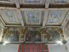 Masserano (Biella, Italy): Frescoed band under the ceiling of the Hall of Heroes and Heroines of the Palace of the Princes