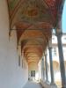 Milan (Italy): Cloisters of San Simpliciano - One colonnade of the Cloister of the Two Columns