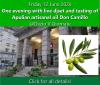 12/06/2026: One evening with live djset and tasting of Apulian artisanal oil Don Camillo -  Fun event  Culinary Events
