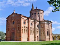Places  of historical value  of artistic value around Milan (Italy): Sanctuary of Our Lady of Mercy